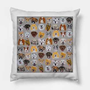 BooBoo & Friends (grey) Pillow