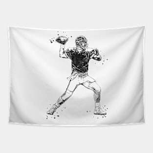 American football player Tapestry