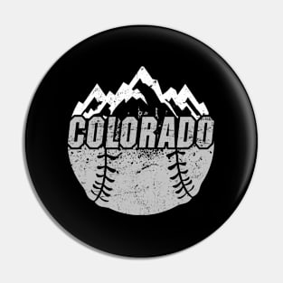 Colorado Baseball Rocky Mountains Pin