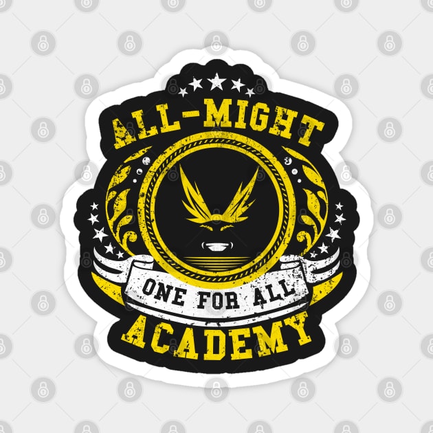 All Might Academy. Magnet by hybridgothica