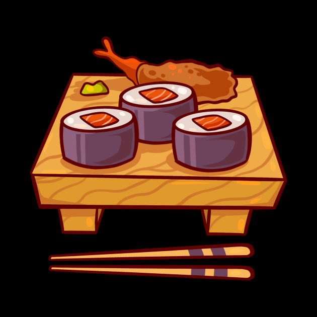 Little Sushi Lunch by Claire Lin