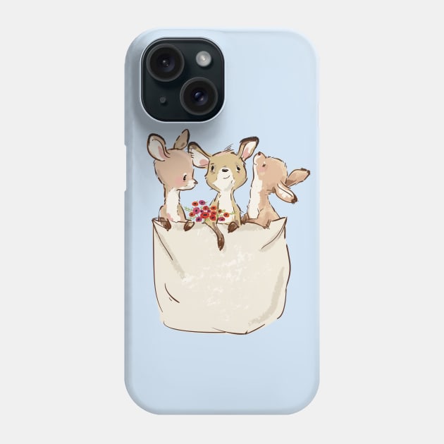 Pocket Deer Phone Case by EveFarb