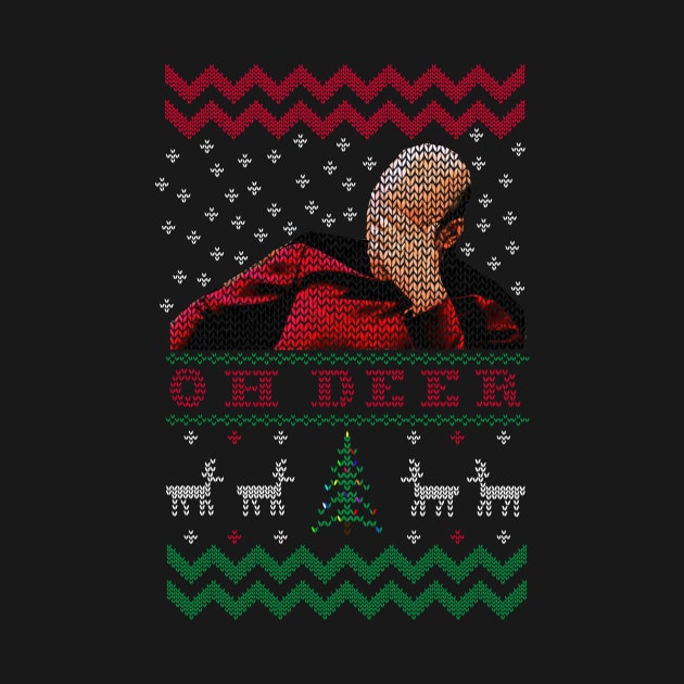 Star Trek - Captain Picard - Oh Deer Christmas Jumper by VictorVV