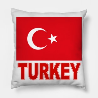 The Pride of Turkey - Turkish Flag Design Pillow