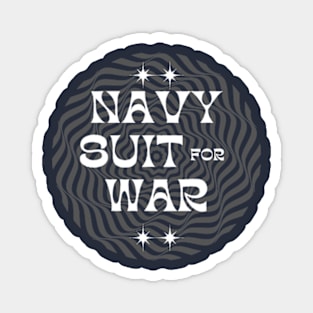 Navy Suit for War Magnet