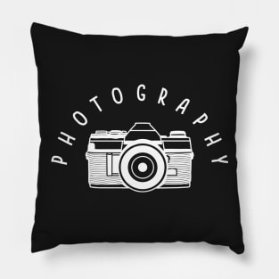 Analog Camera Photography Pillow