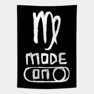 Virgo Mode ON, Zodiac Sign Tapestry