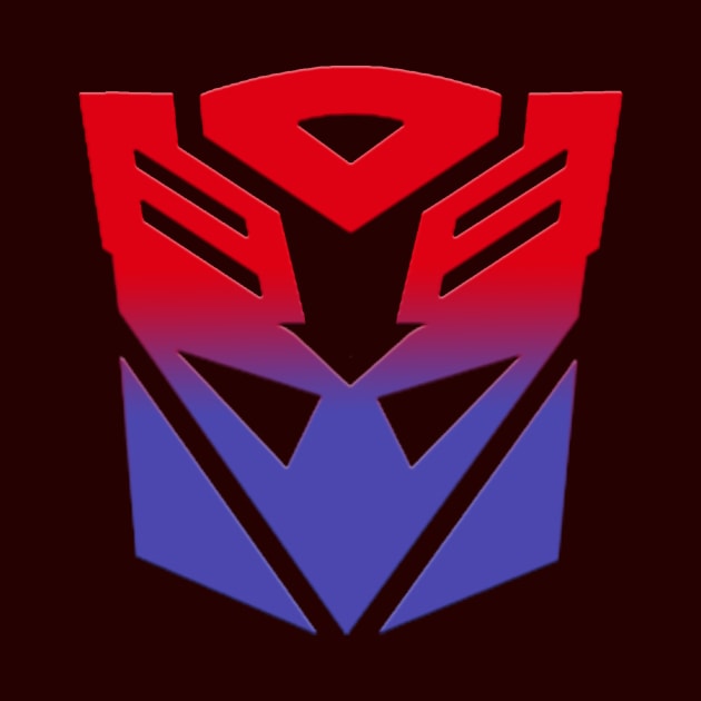 Autobot & Decepticon Symbol Fusion by knightiss