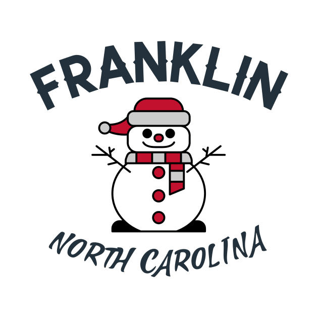 Franklin, North Carolina Winter by Mountain Morning Graphics