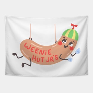 Weenie Cartoon Funny Art Tapestry