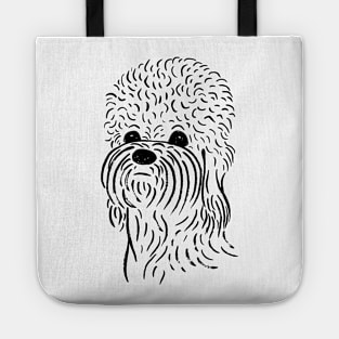 Dandie Dinmont Terrier (Black and White) Tote