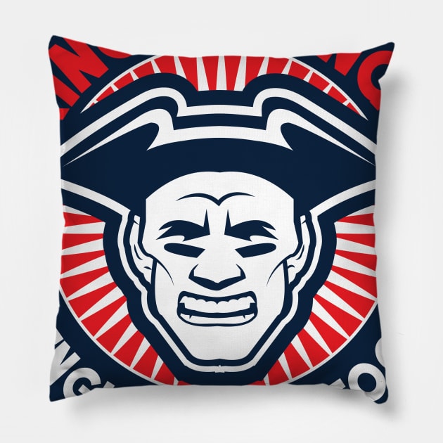 New England Patriots/New Japan Wrestling Mashup Pillow by Gimmickbydesign