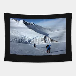 Climbing to Shinn (Antarctica) Tapestry