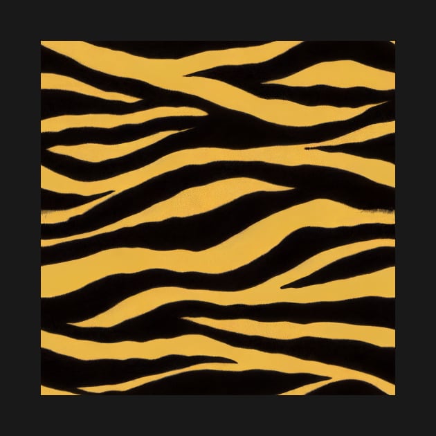 Stylized Tiger Fur - Printed Faux Hide #11 by Endless-Designs