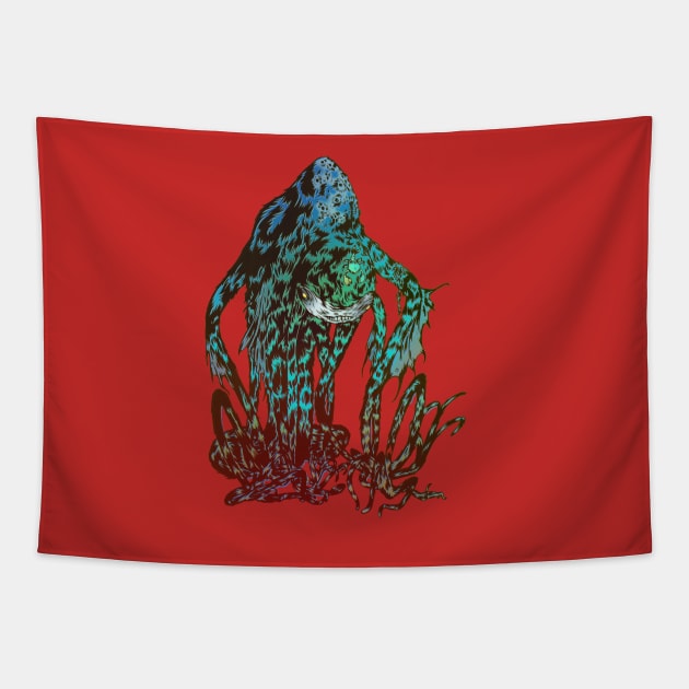 Tentaclething Tapestry by ImmortalPink