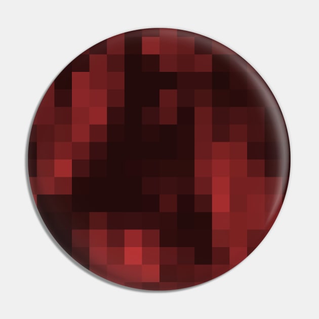 Pixels - red Pin by puzzleteez