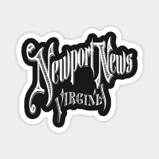 Vintage Newport News, VA Magnet