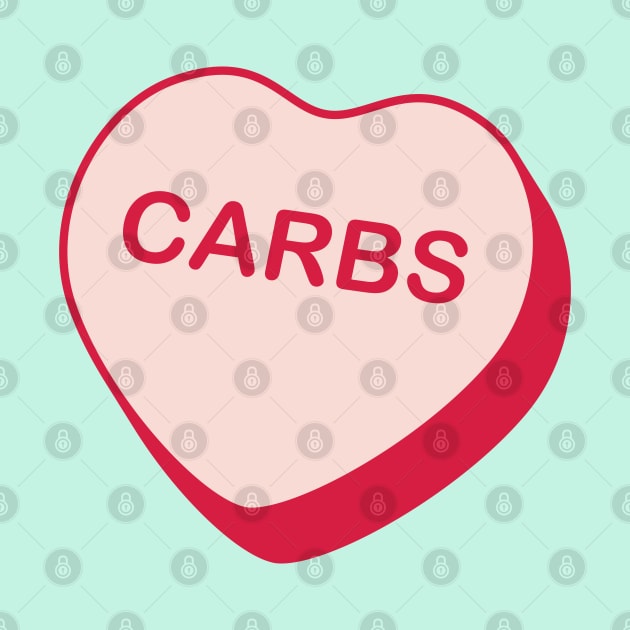 Carbs Candy Heart by creativecurly
