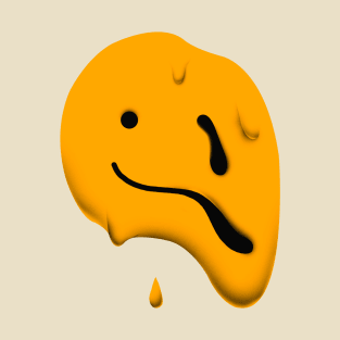 Melting smiley T-Shirt