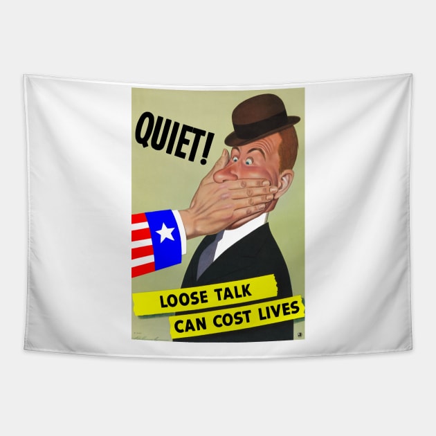 Loose talk World War 2 Tapestry by ZippyFraggle1