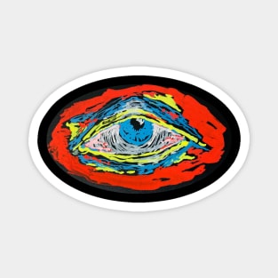 Neon Chalk Paint Eye Magnet