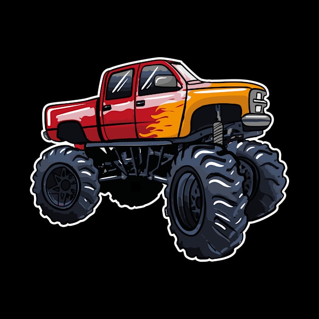 Monster Truck by LetsBeginDesigns