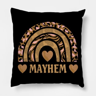 Great Gift Classic Mayhem Proud Name Christmas 70s 80s 90s Pillow