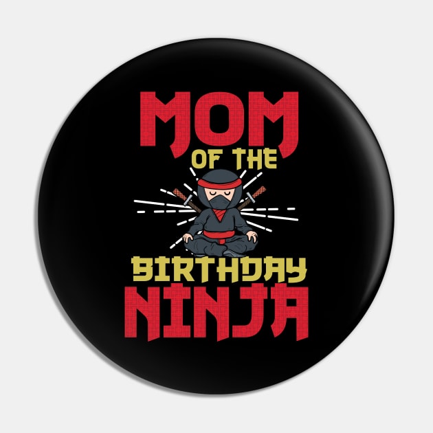Birthday Ninja Shinobi Pin by FamiLane