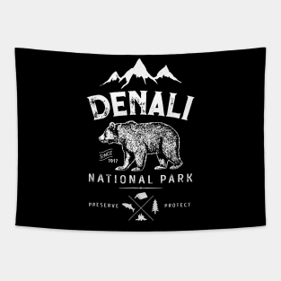 Denali National Park and Preserve Shirt US Alaska Vintage Tapestry