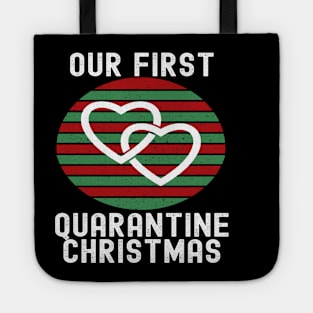 Our First Quarantine Matching Couples Christmas Xmas Tote