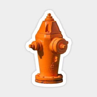 Orange Clow F2500 Fire Hydrant Magnet