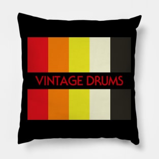 TR-808 STRIPES & FONT #7 Pillow