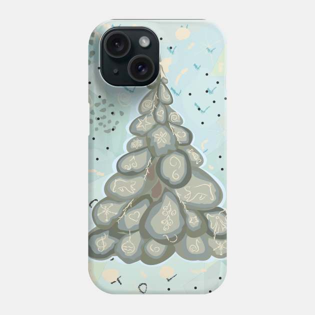 Spruce Tree Phone Case by Kristina Stellar Scandinavian Land