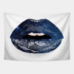 galaxy lips Tapestry