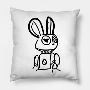 ROBOT BUNNY Pillow