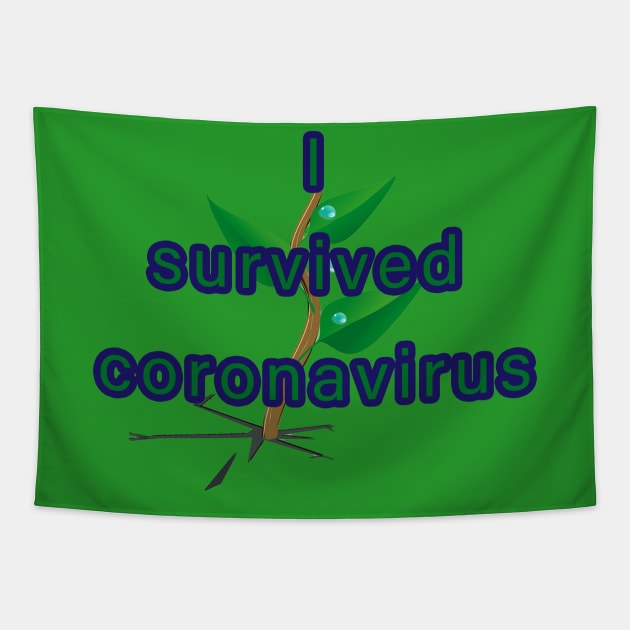 i survived coronavirus Tapestry by aboss