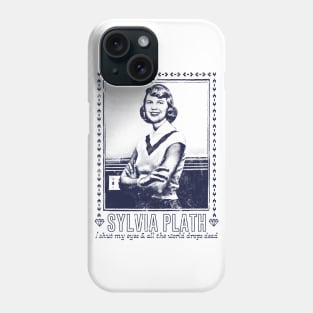 Sylvia Plath / Retro Fan Art Design Phone Case