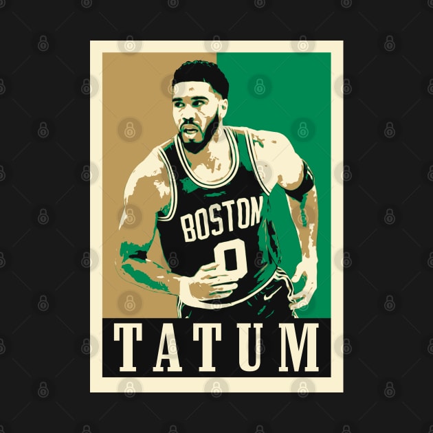 Jayson Tatum Pop Art Style by mia_me