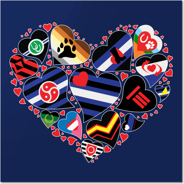 Bdsm Fetish Community Pride Flag Heart T-Shirt Bdsm Fetish Community Pride Flag Heart T-Shirt