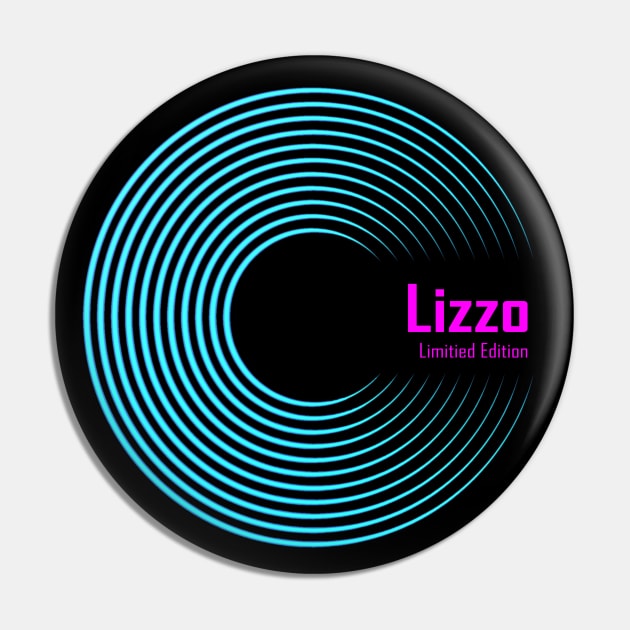 Limitied Edition Lizzo Logo Vinyl Record Pin by vintageclub88