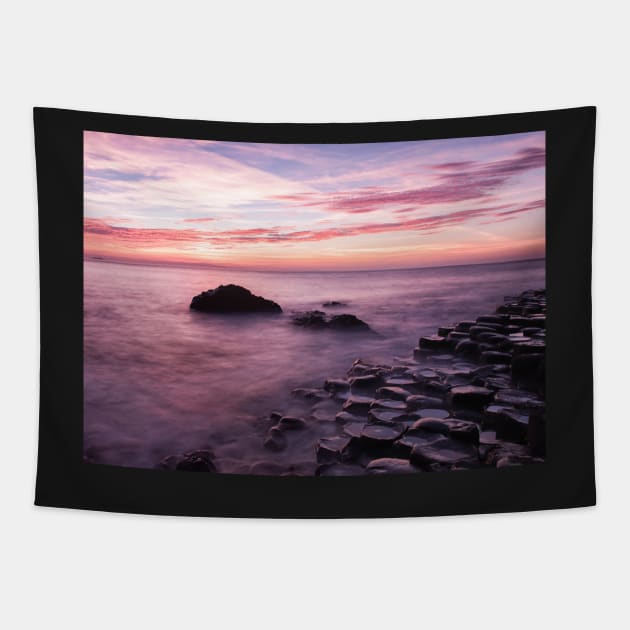 Giant's Causeway in Pink Tapestry by krepsher