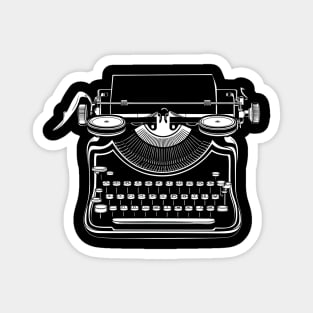 Echoes of the Past: Vintage Typewriter Magnet
