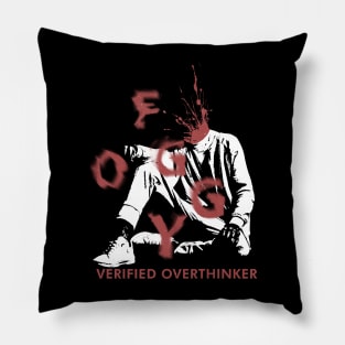 verified overthinker Pillow