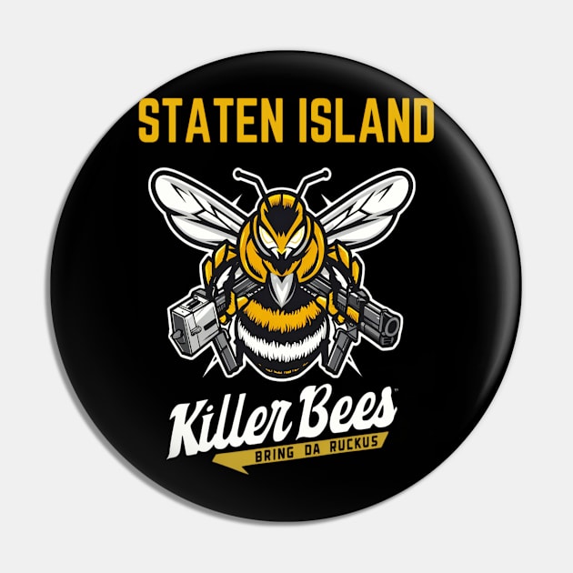 Staten Island Killer bees Bring Da Ruckus Pin by thestaroflove