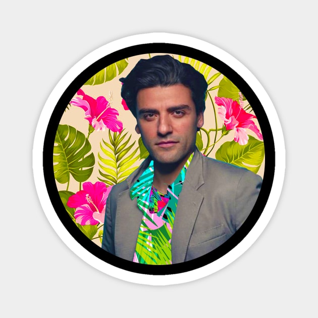 Oscar Isaac Magnet by austyndelugoart