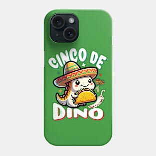 Cinco De Mayo Dinosaur Kids Phone Case