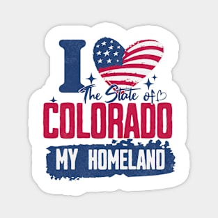 Colorado my homeland Magnet
