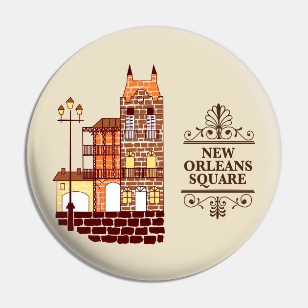 New Orleans Square Pin by passport2dreams