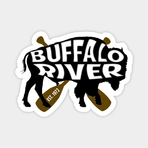 Buffalo National River design Magnet by Arkansas Shop