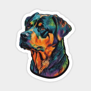 Rottweiler Dog Art Magnet